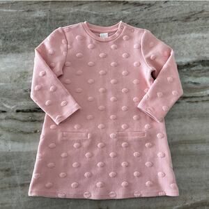 H&M Pink Raised Dot Shift Dress, Toddler Girl 2–3